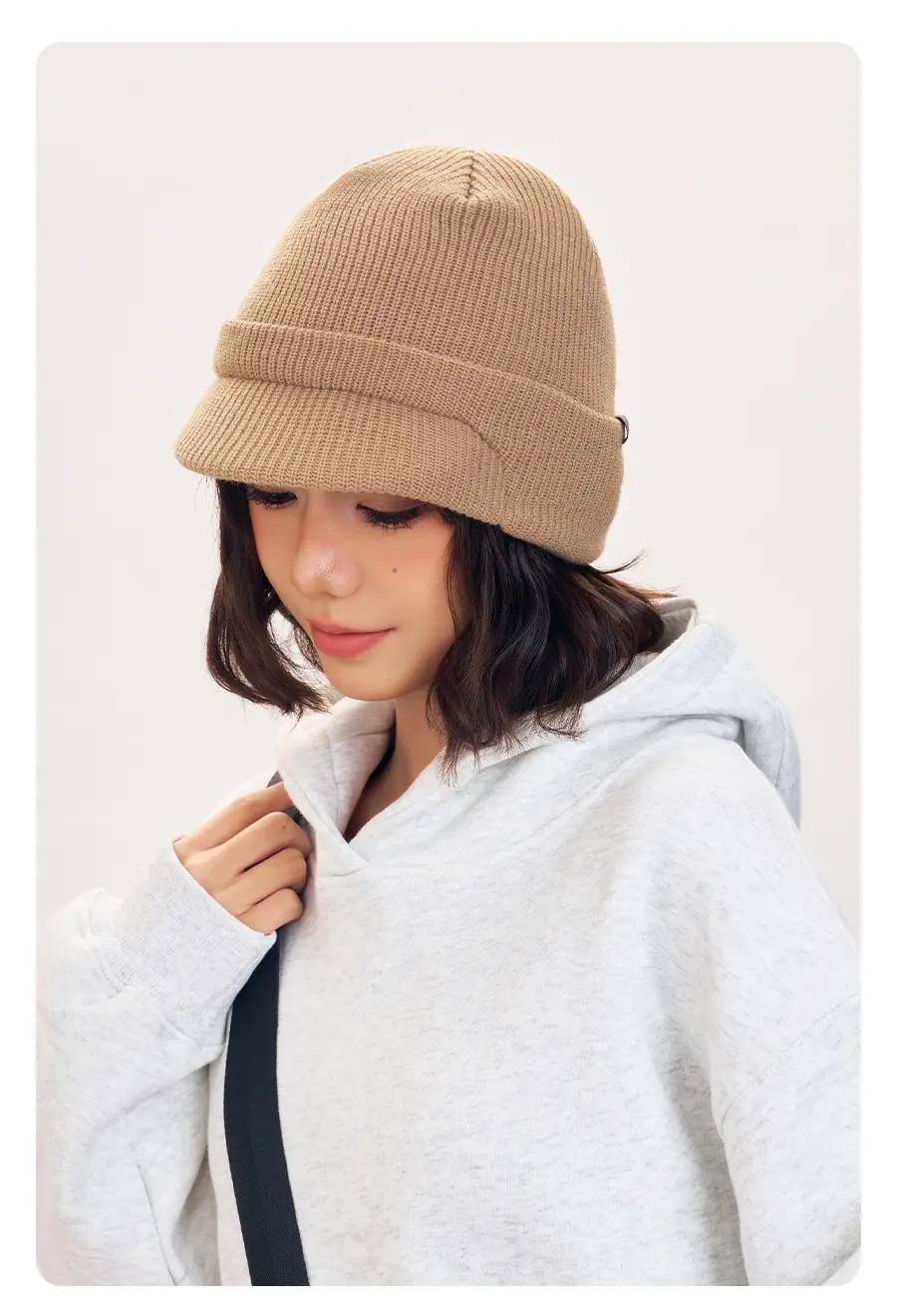 Men Winter Reversible Knit Beanie Hat with Ear Flap — feature 9