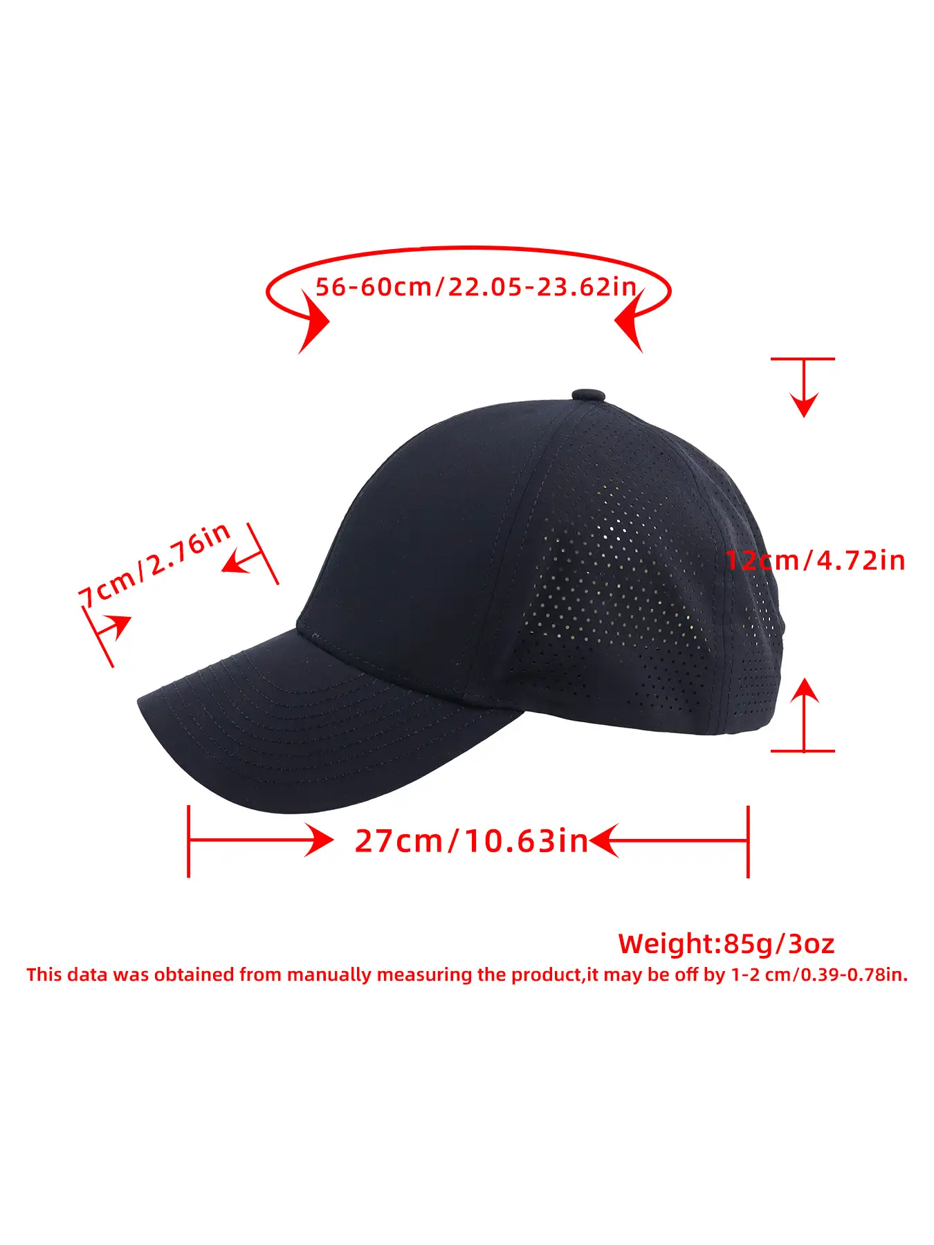 Men Light Blue Baseball Cap with 50+ Protection β feature 14