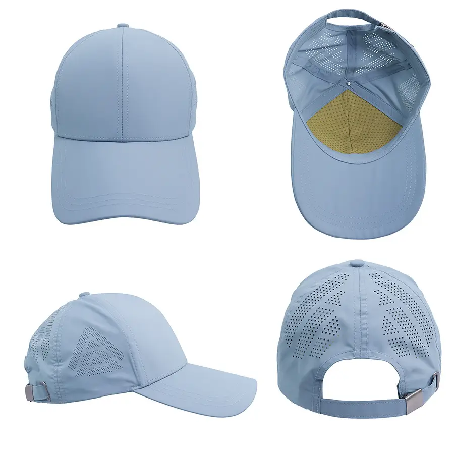 Men Light Blue Baseball Cap with 50+ Protection β feature 21