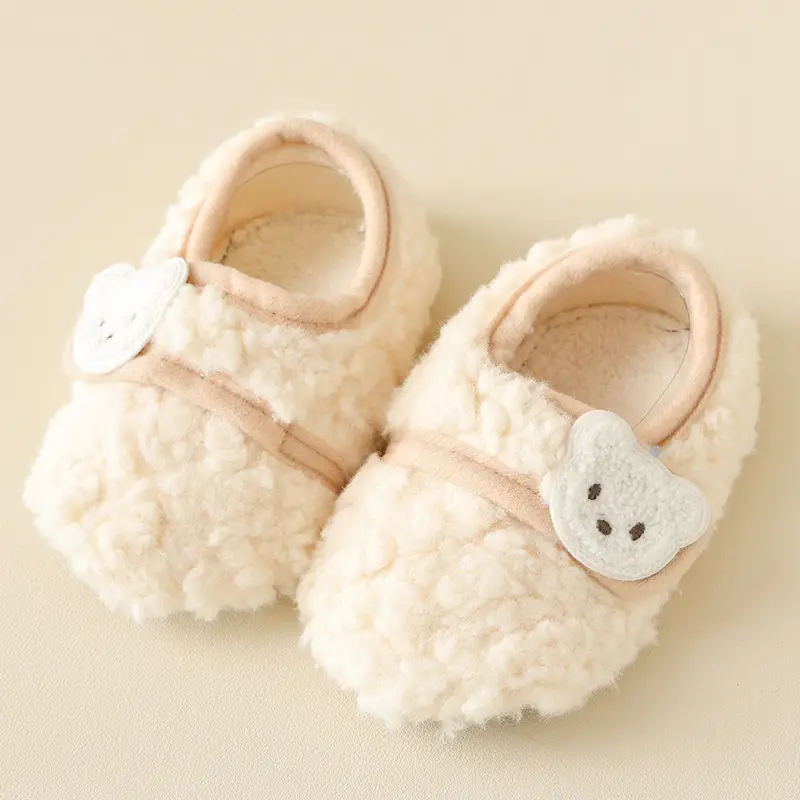 Jingqi Baby Velvet Winter Shoes 0-6 Months