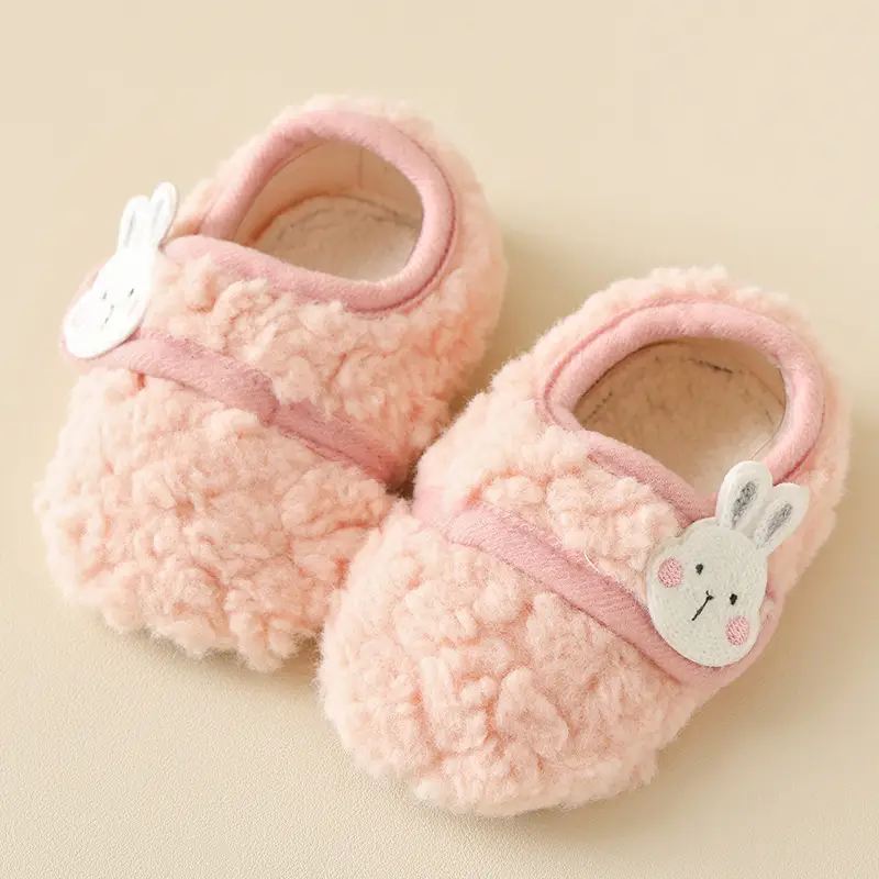 Jingqi Baby Velvet Winter Shoes 0-6 Months