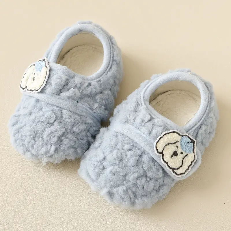 Jingqi Baby Velvet Winter Shoes 0-6 Months