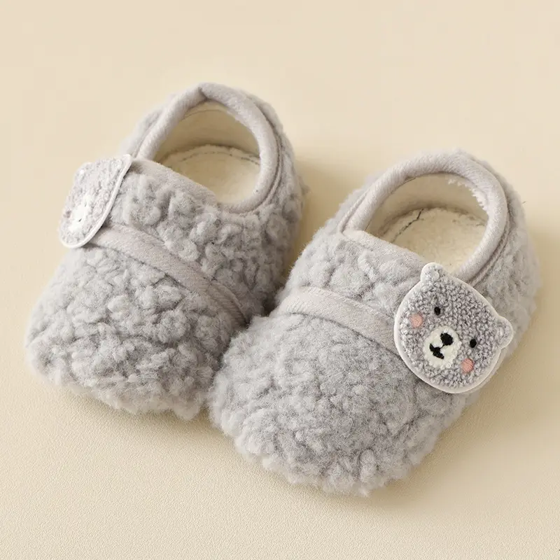 Jingqi Baby Velvet Winter Shoes 0-6 Months