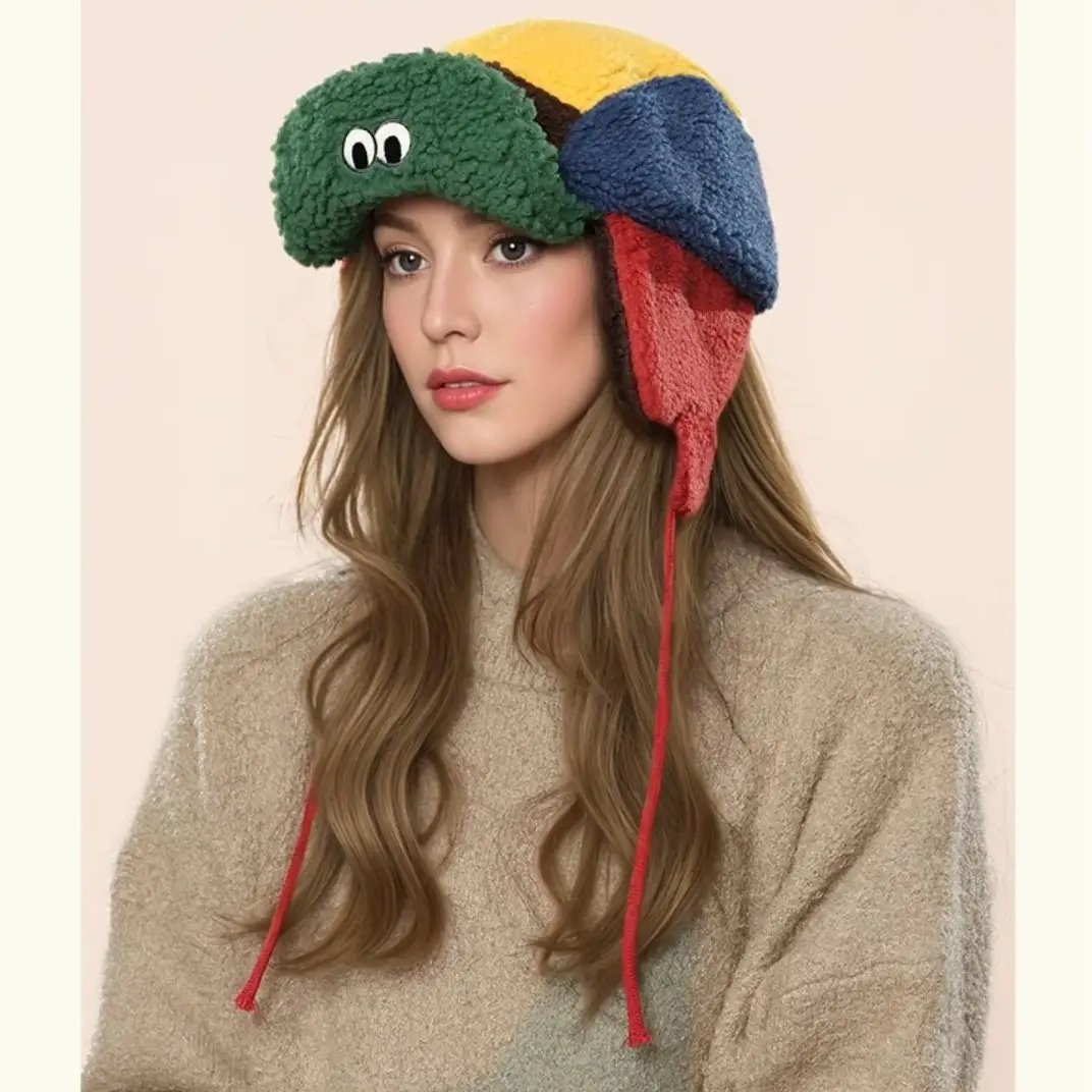 Japanese Retro Duckbill Hat for Women Winter Warm Ear Protection - Image 9