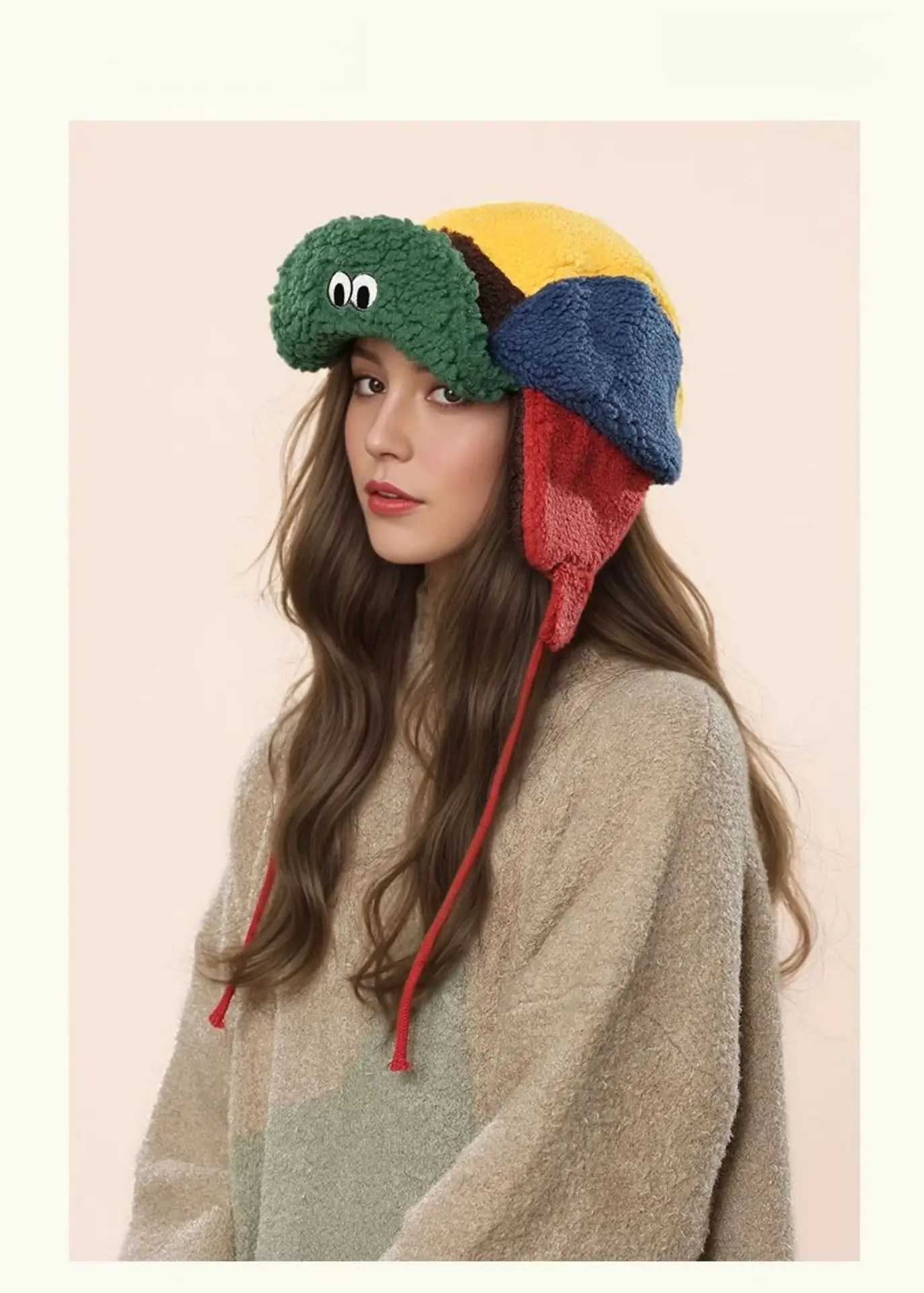 Japanese Retro Duckbill Hat for Women Winter Warm Ear Protection — feature 2