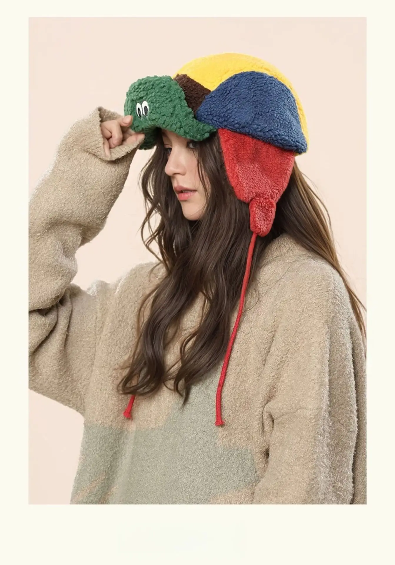 Japanese Retro Duckbill Hat for Women Winter Warm Ear Protection — feature 5