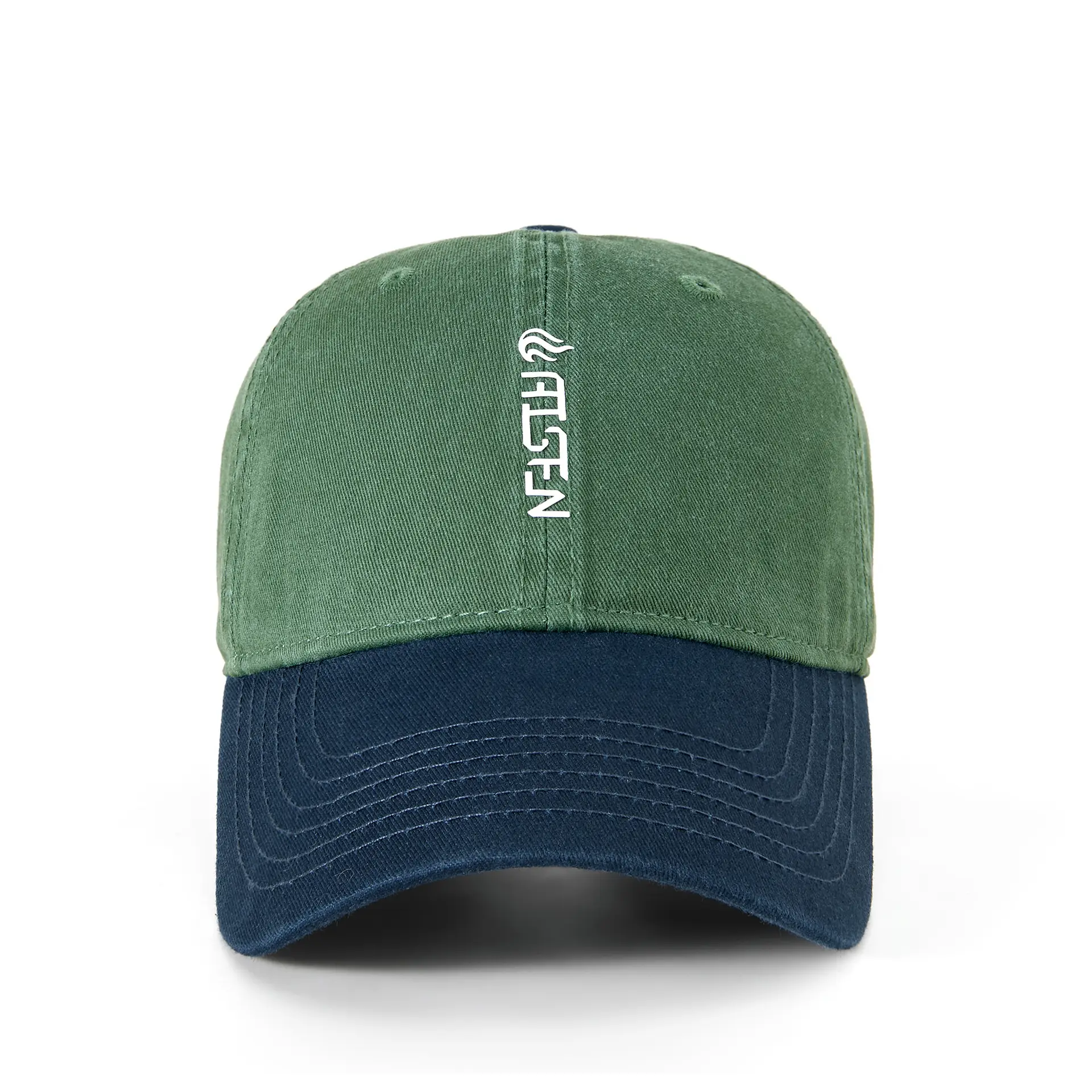 Women Japanese Style Color-Blocked Baseball Cap with Wide Brim - Image 5
