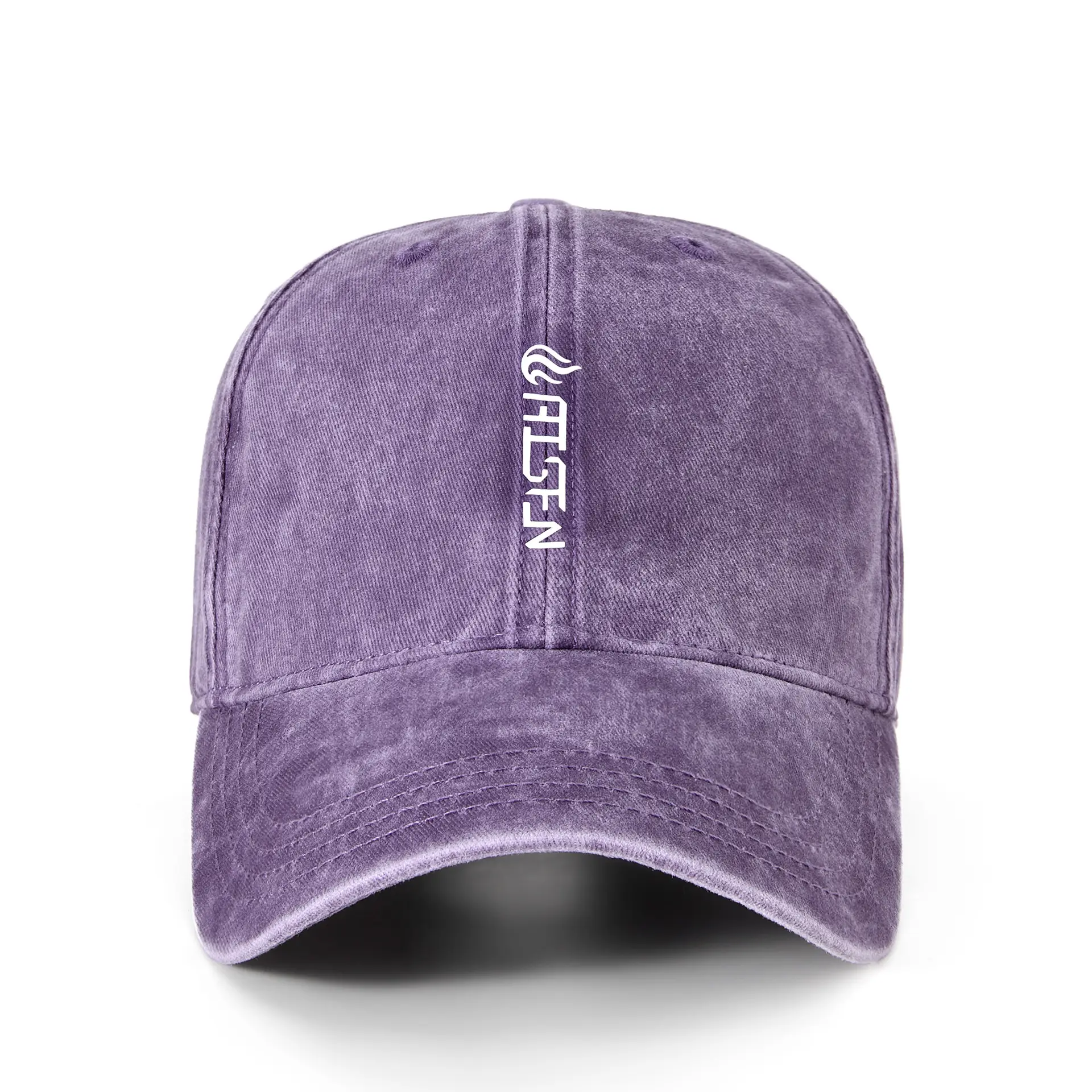 Women Retro Duckbill Cap Maroon Large Head Wide Brim - Image 3