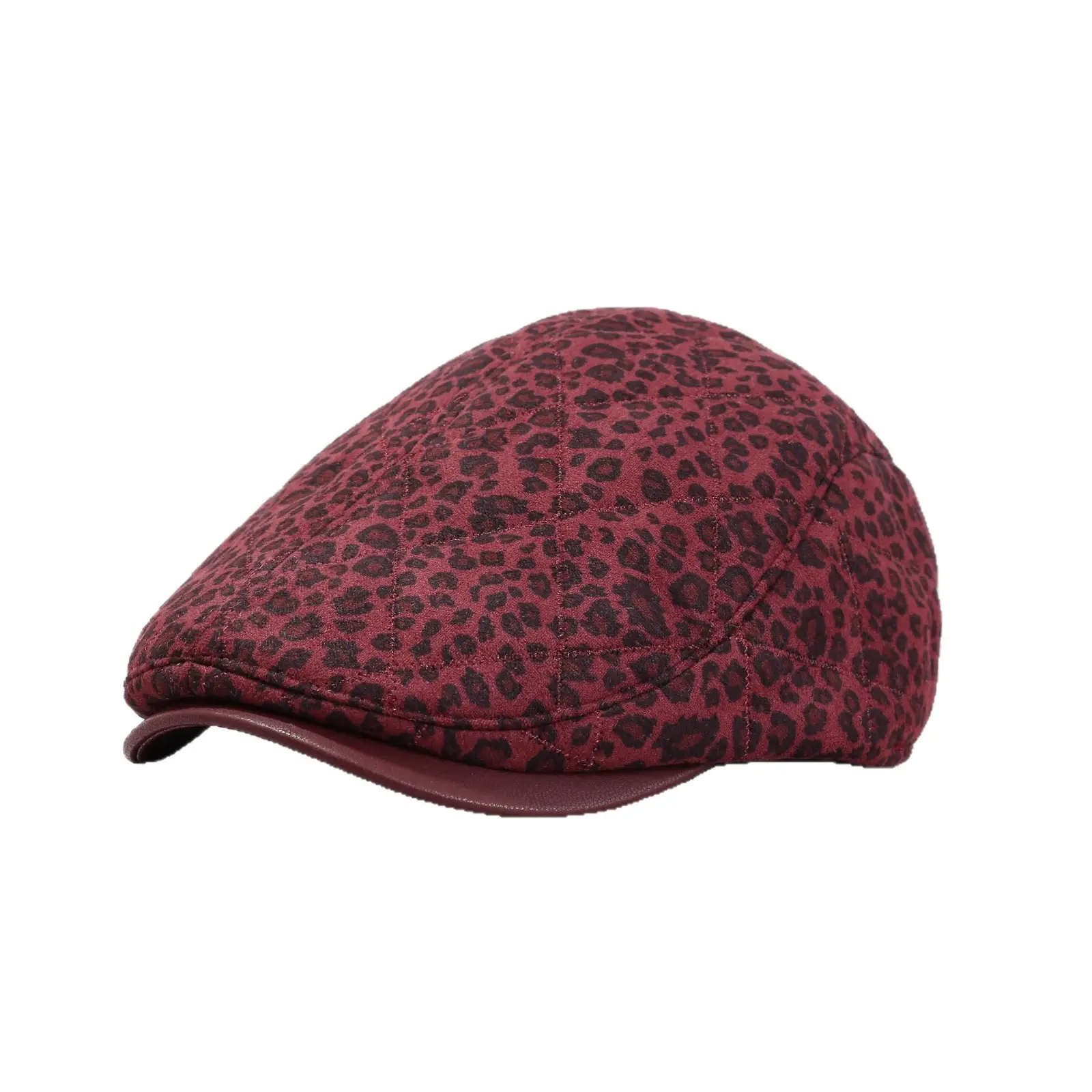 Leopard Print Forward Cap for Women Spring Autumn - Image 7