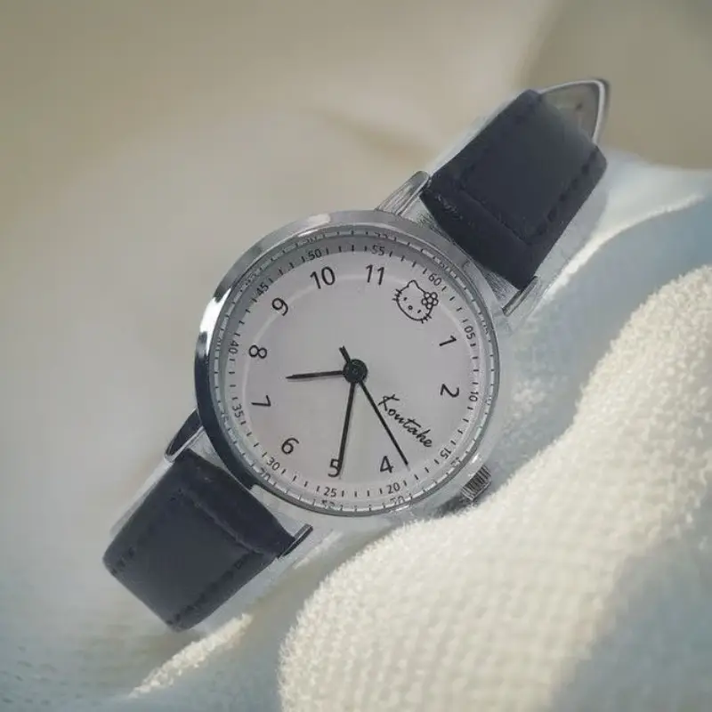 2025 New High School Student Exam Special High-Value Kt Simple Belt Fashion Quartz Watch