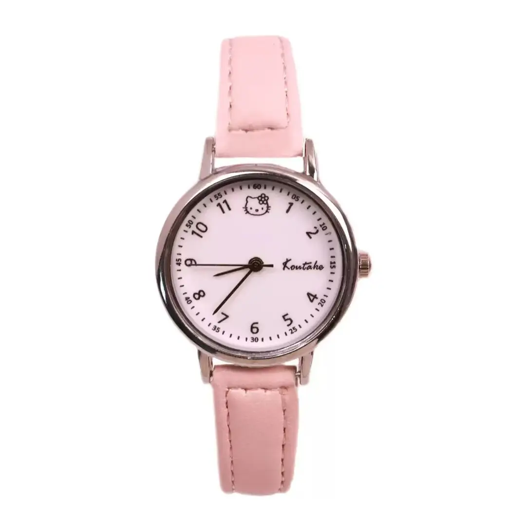 2025 New High School Student Exam Special High-Value Kt Simple Belt Fashion Quartz Watch