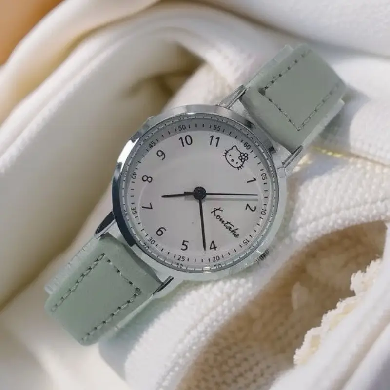 2025 New High School Student Exam Special High-Value Kt Simple Belt Fashion Quartz Watch — feature 5