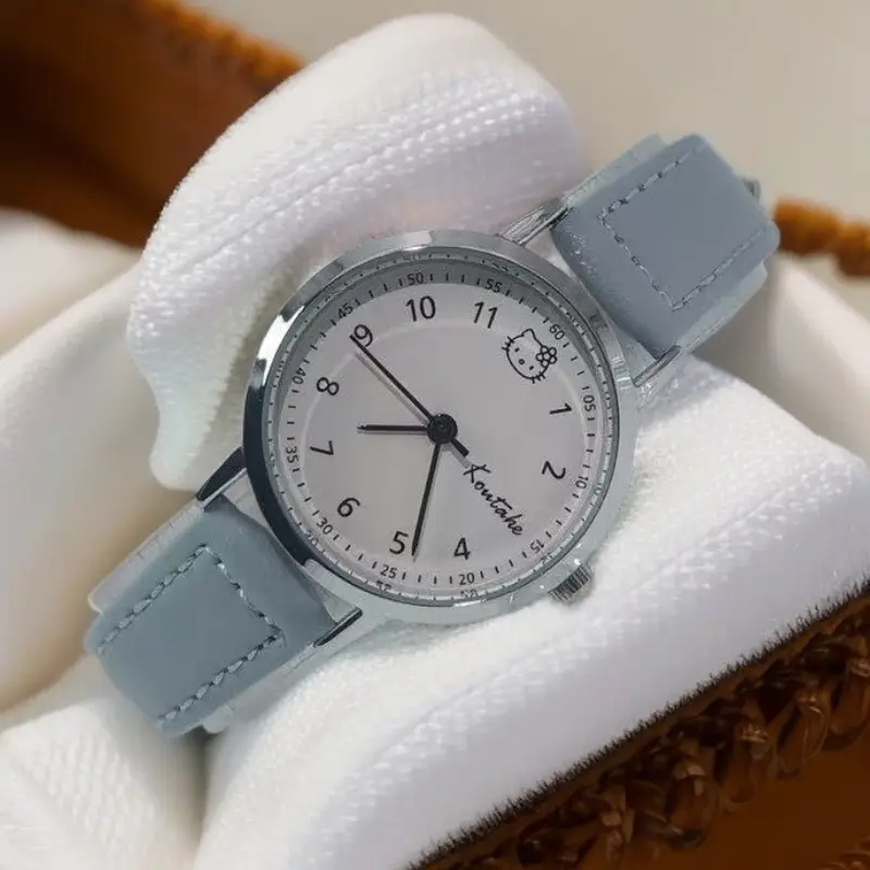 2025 New High School Student Exam Special High-Value Kt Simple Belt Fashion Quartz Watch