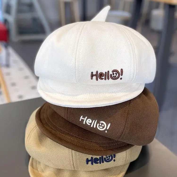 Children's Duckbill Beret Spring Autumn Boys Winter British Style Baby Octagonal Painter Hat Trendy - Image 7