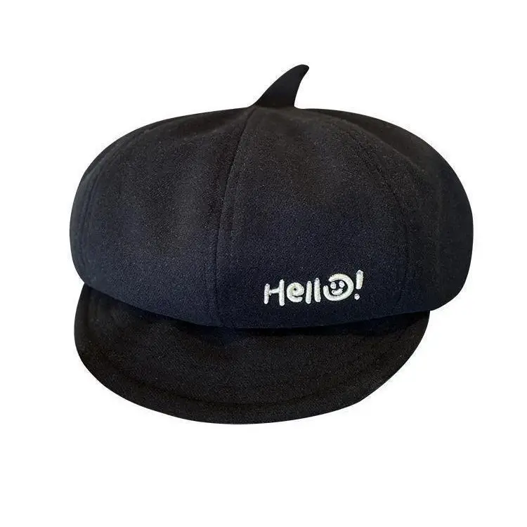 Children's Duckbill Beret Spring Autumn Boys Winter British Style Baby Octagonal Painter Hat Trendy - Image 9