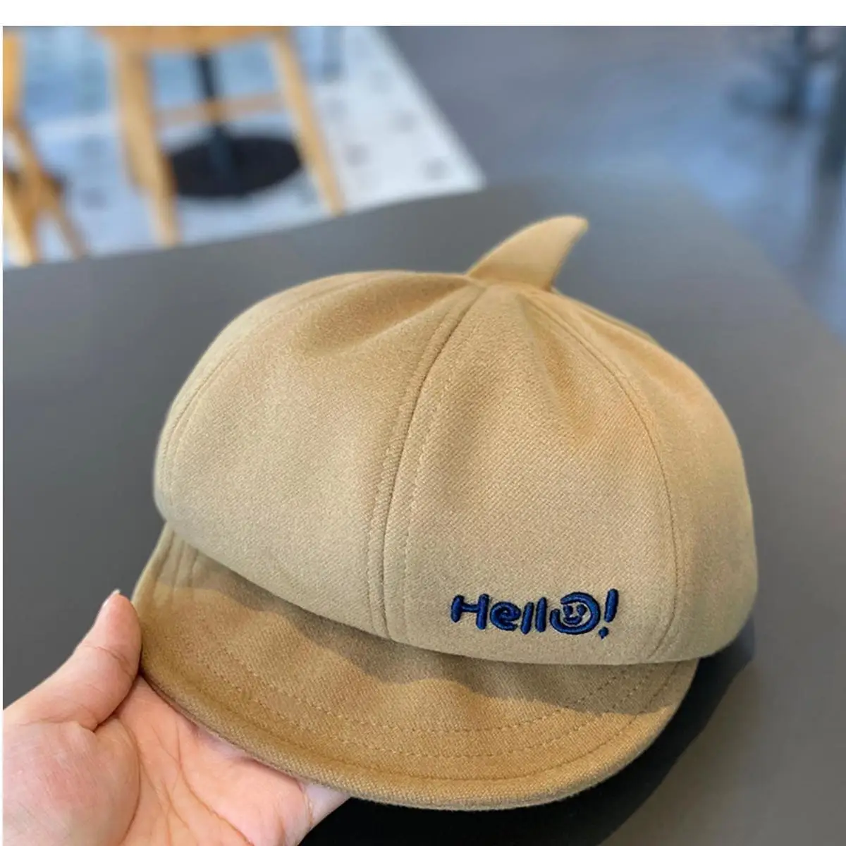 Children's Duckbill Beret Spring Autumn Boys Winter British Style Baby Octagonal Painter Hat Trendy — feature 10