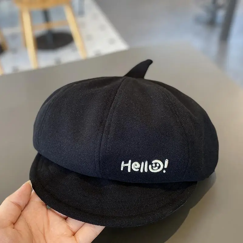 Children's Duckbill Beret Spring Autumn Boys Winter British Style Baby Octagonal Painter Hat Trendy - Image 2