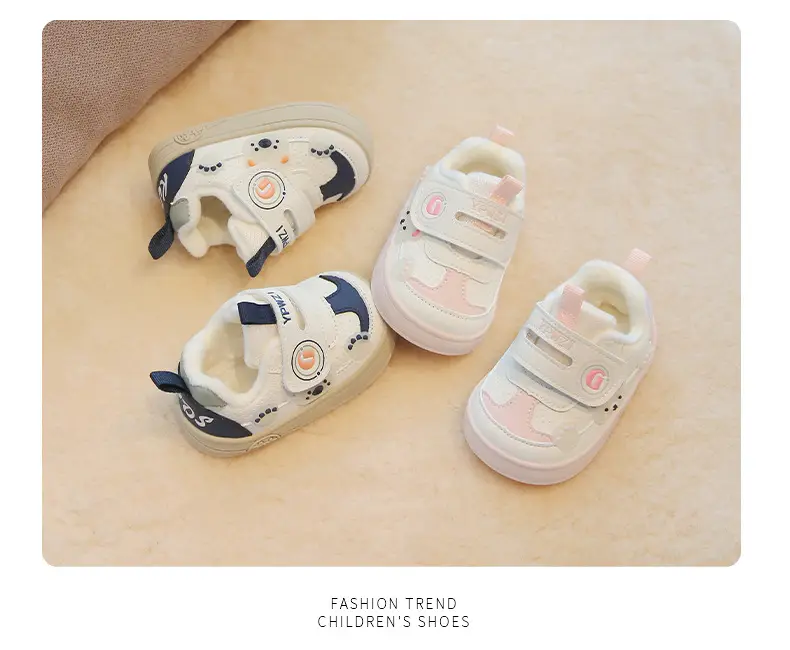 Baby Anti-Skid Shoes Pink Cute Soft Cotton — feature 11