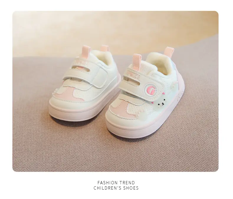 Baby Anti-Skid Shoes Pink Cute Soft Cotton — feature 15