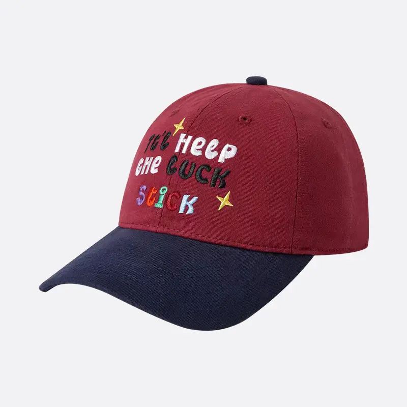 Korean Style Embroidered Hat 2025 Summer New Adult Baseball Cap Versatile College Hat