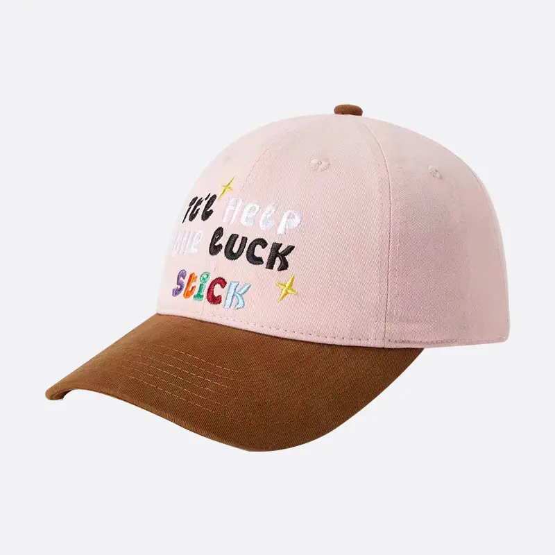 Korean Style Embroidered Hat 2025 Summer New Adult Baseball Cap Versatile College Hat