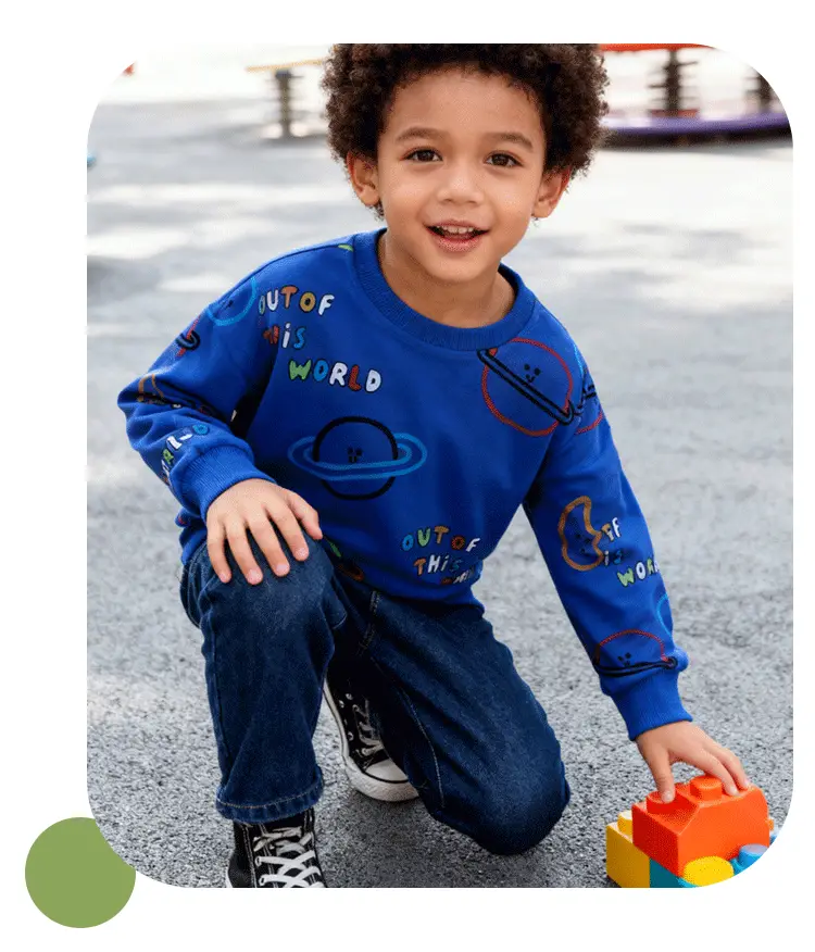 Blue Cartoon Kids Sweatshirt for Boys Autumn Winter — feature 7