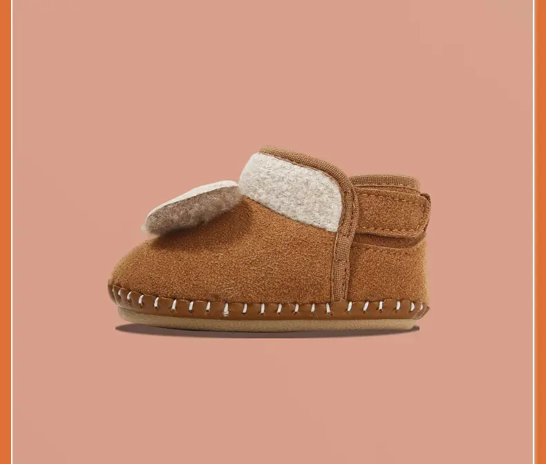 Baby Fleece Lined Shoes for 6-12 Months Soft Sole — feature 26