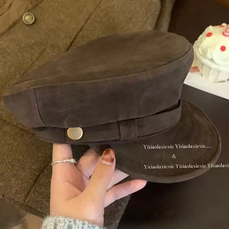 Women's Face-Slimming Octagonal Hat Winter Casual Beret - Image 10