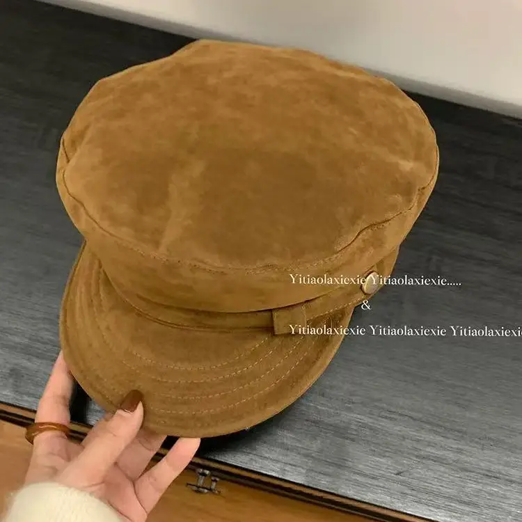 Women's Face-Slimming Octagonal Hat Winter Casual Beret - Image 9