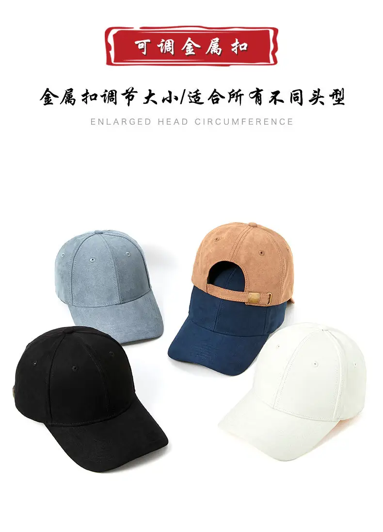 Men Velvet Warm Peaked Cap Grey Autumn Winter — feature 15