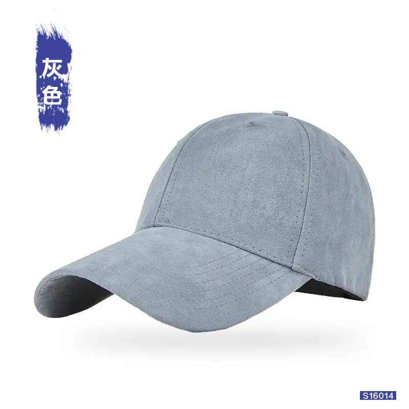 Men Velvet Warm Peaked Cap Grey Autumn Winter - Image 2