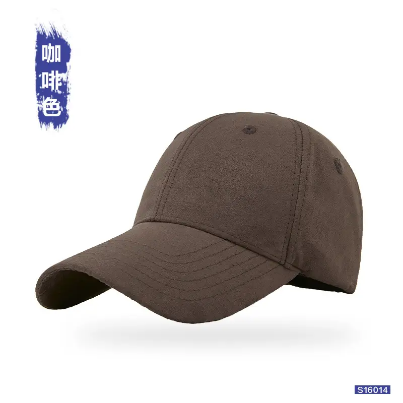 Men Velvet Warm Peaked Cap Grey Autumn Winter - Image 5
