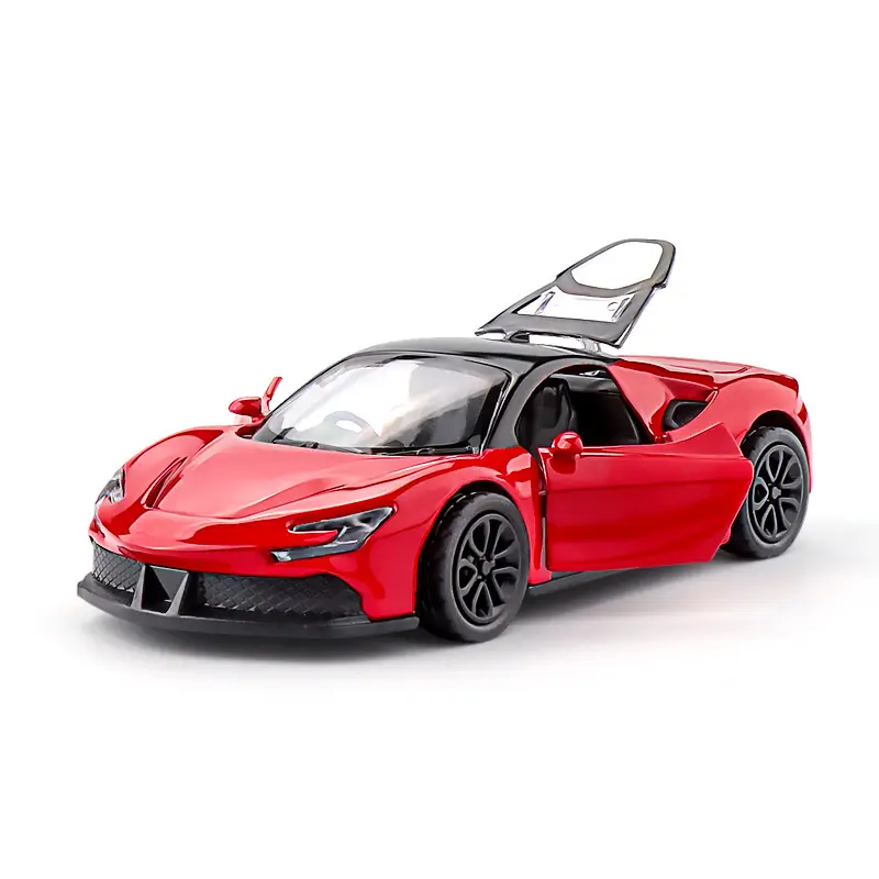 Three-Door Rross-Country Alloy Artificial Off-Road Sports Car Model Kidsren's Pull-Back Toy Car Batch