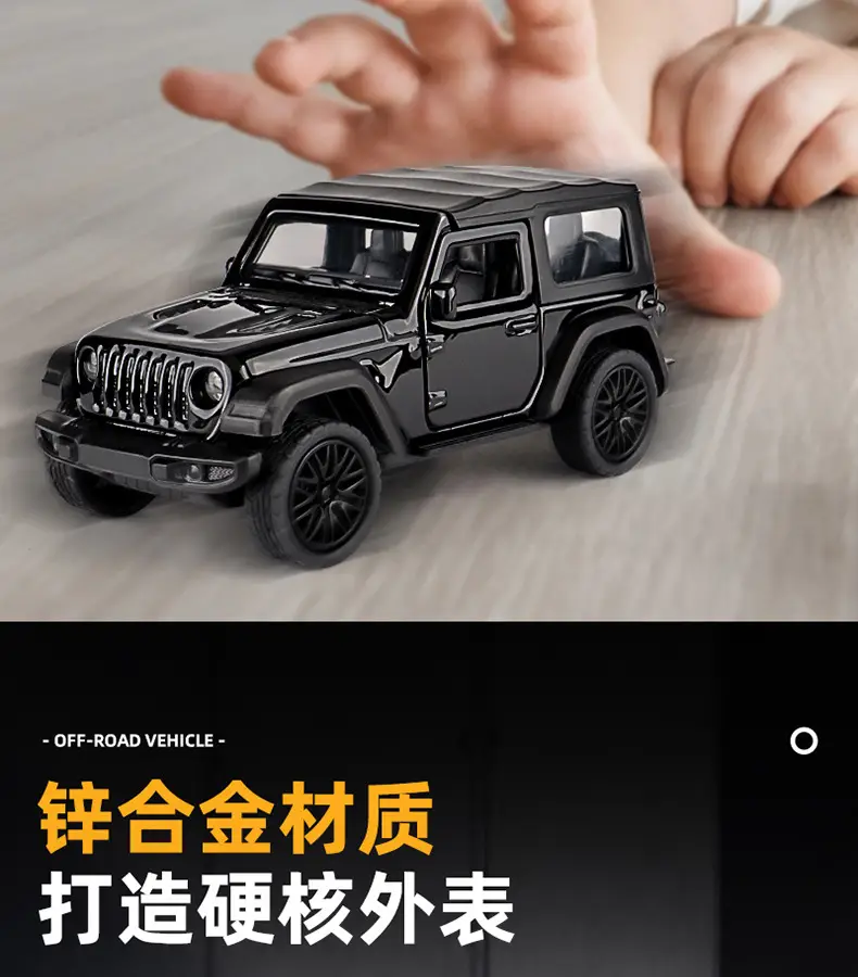 Three-Door Rross-Country Alloy Artificial Off-Road Sports Car Model Kidsren's Pull-Back Toy Car Batch — feature 20
