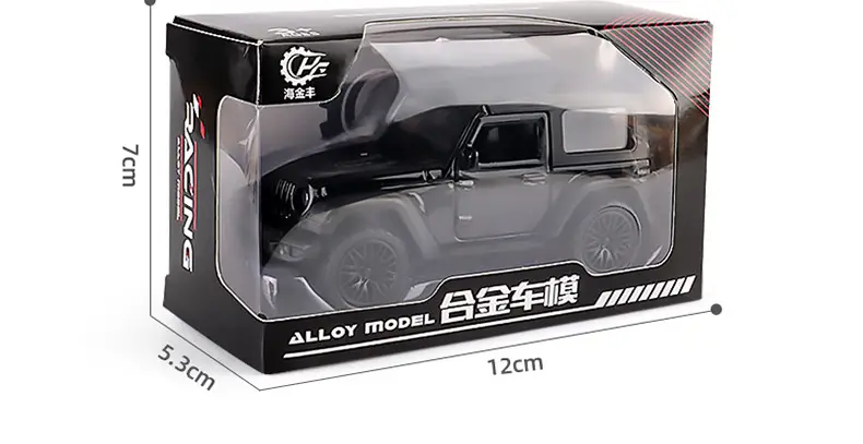 Three-Door Rross-Country Alloy Artificial Off-Road Sports Car Model Kidsren's Pull-Back Toy Car Batch — feature 26