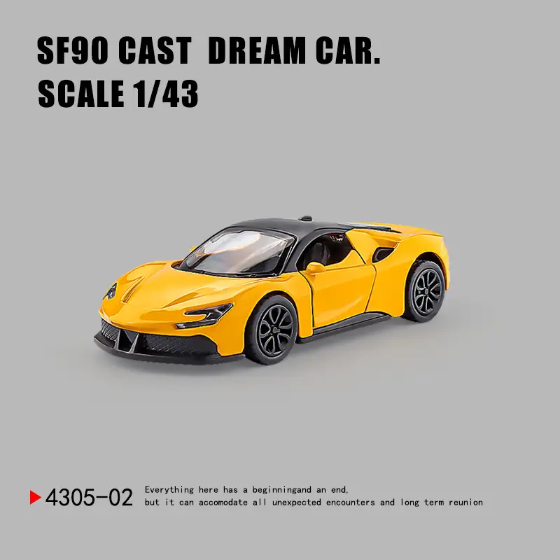 Three-Door Rross-Country Alloy Artificial Off-Road Sports Car Model Kidsren's Pull-Back Toy Car Batch
