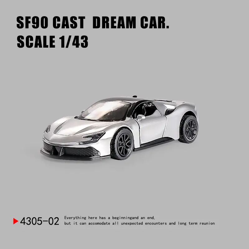 Three-Door Rross-Country Alloy Artificial Off-Road Sports Car Model Kidsren's Pull-Back Toy Car Batch