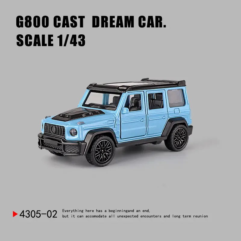 Three-Door Rross-Country Alloy Artificial Off-Road Sports Car Model Kidsren's Pull-Back Toy Car Batch