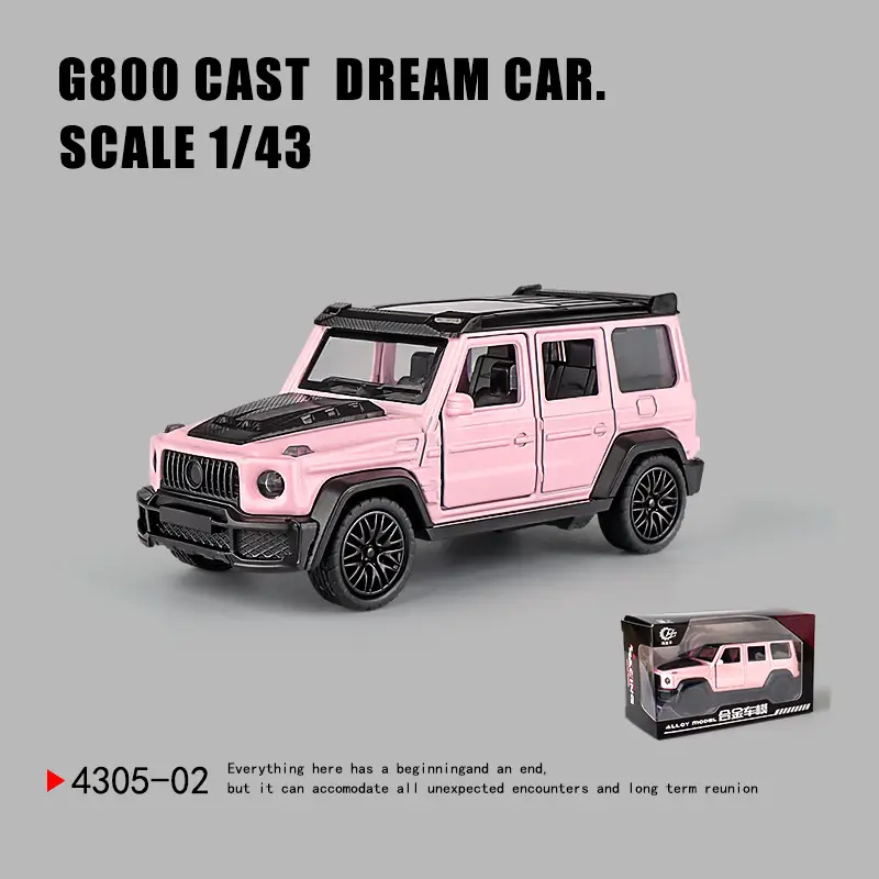 Three-Door Rross-Country Alloy Artificial Off-Road Sports Car Model Kidsren's Pull-Back Toy Car Batch