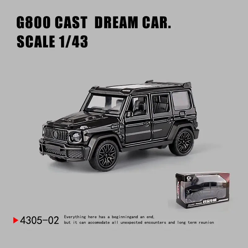 Three-Door Rross-Country Alloy Artificial Off-Road Sports Car Model Kidsren's Pull-Back Toy Car Batch