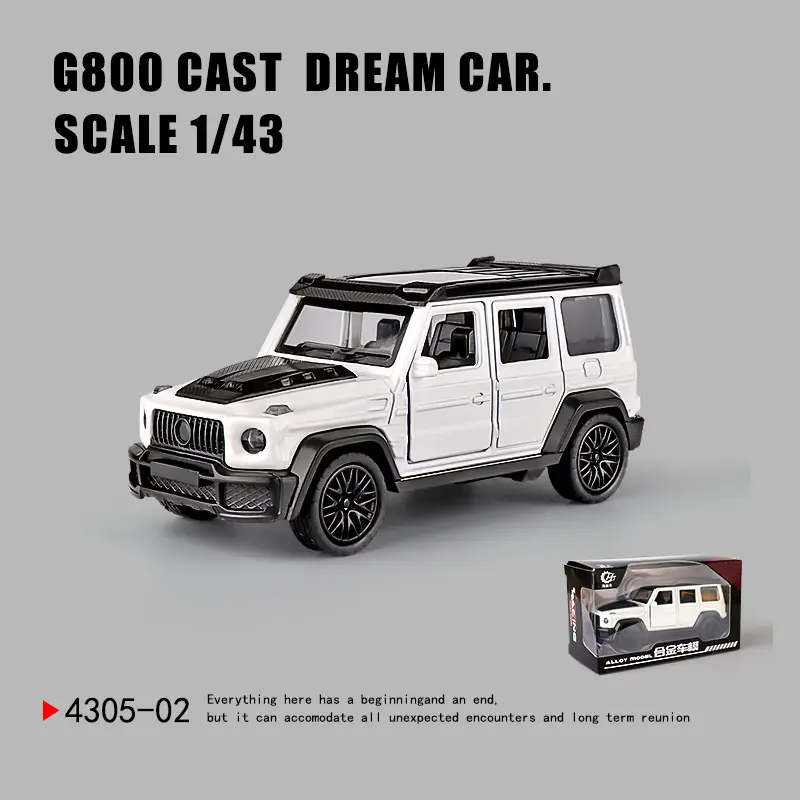 Three-Door Rross-Country Alloy Artificial Off-Road Sports Car Model Kidsren's Pull-Back Toy Car Batch