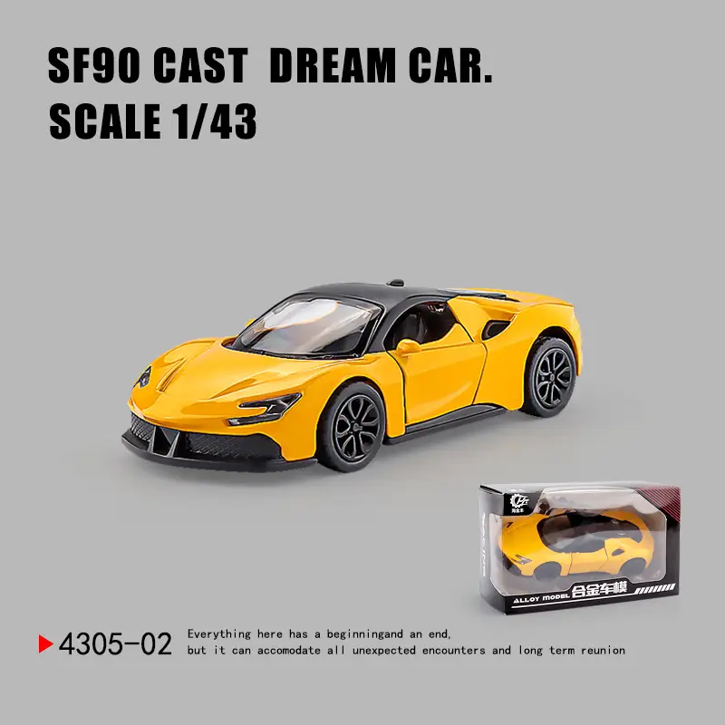 Three-Door Rross-Country Alloy Artificial Off-Road Sports Car Model Kidsren's Pull-Back Toy Car Batch