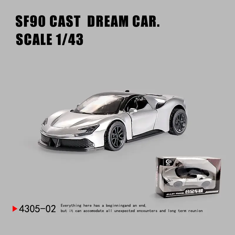 Three-Door Rross-Country Alloy Artificial Off-Road Sports Car Model Kidsren's Pull-Back Toy Car Batch
