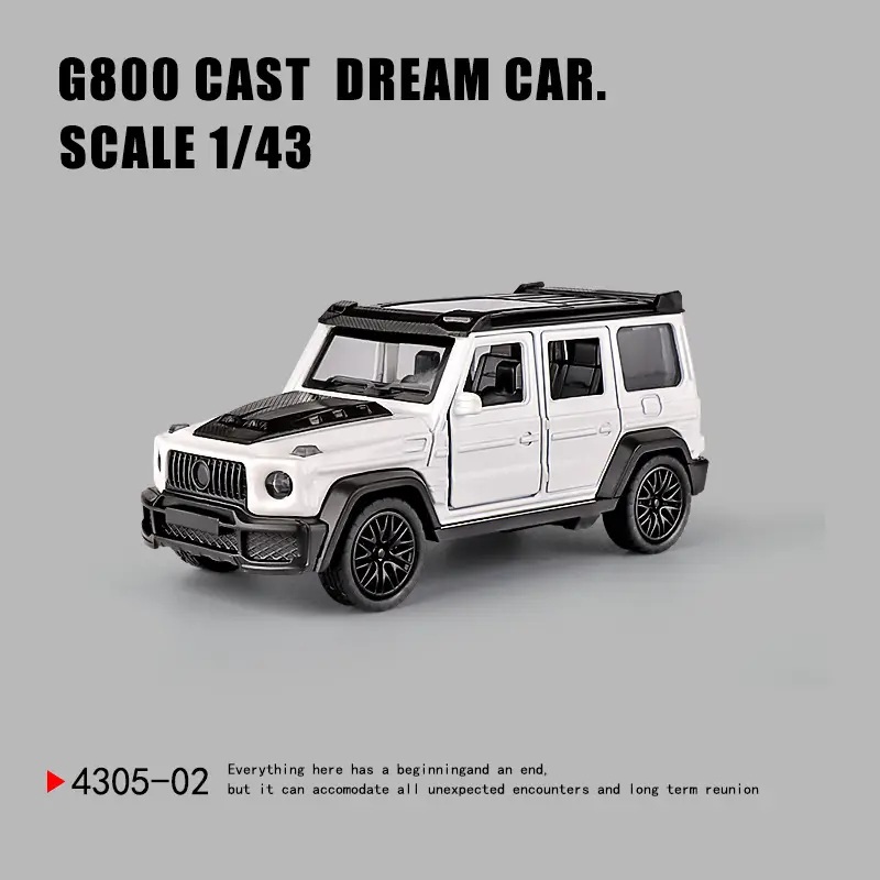 Three-Door Rross-Country Alloy Artificial Off-Road Sports Car Model Kidsren's Pull-Back Toy Car Batch