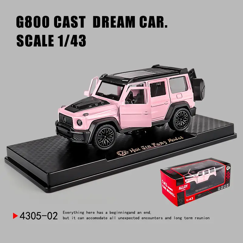 Three-Door Rross-Country Alloy Artificial Off-Road Sports Car Model Kidsren's Pull-Back Toy Car Batch