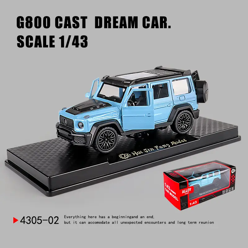 Three-Door Rross-Country Alloy Artificial Off-Road Sports Car Model Kidsren's Pull-Back Toy Car Batch