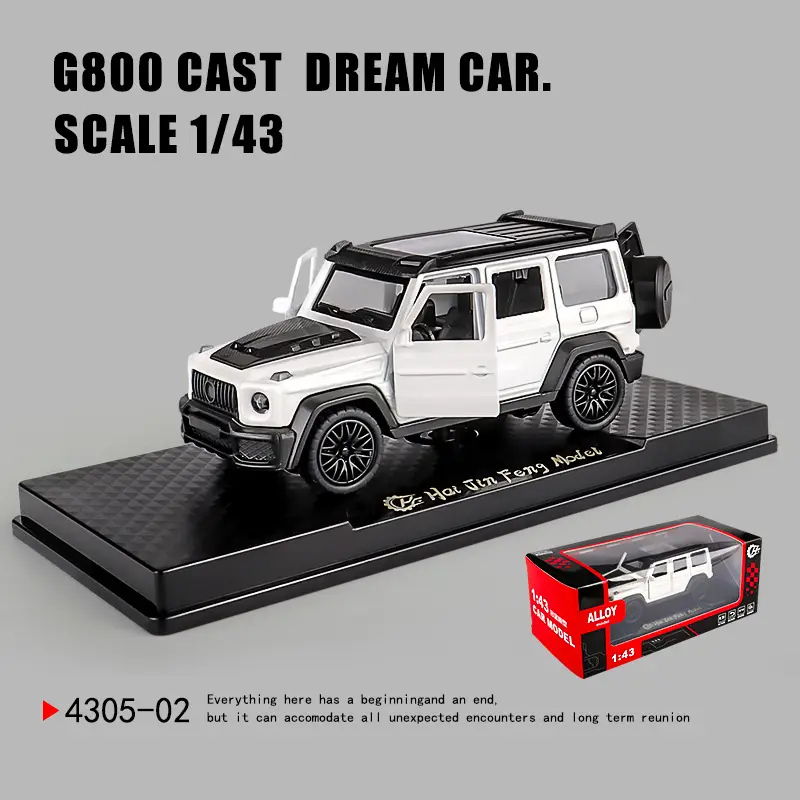 Three-Door Rross-Country Alloy Artificial Off-Road Sports Car Model Kidsren's Pull-Back Toy Car Batch