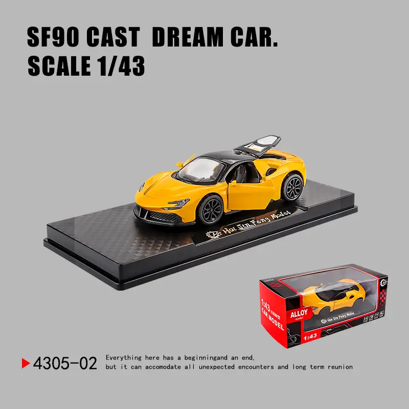 Three-Door Rross-Country Alloy Artificial Off-Road Sports Car Model Kidsren's Pull-Back Toy Car Batch