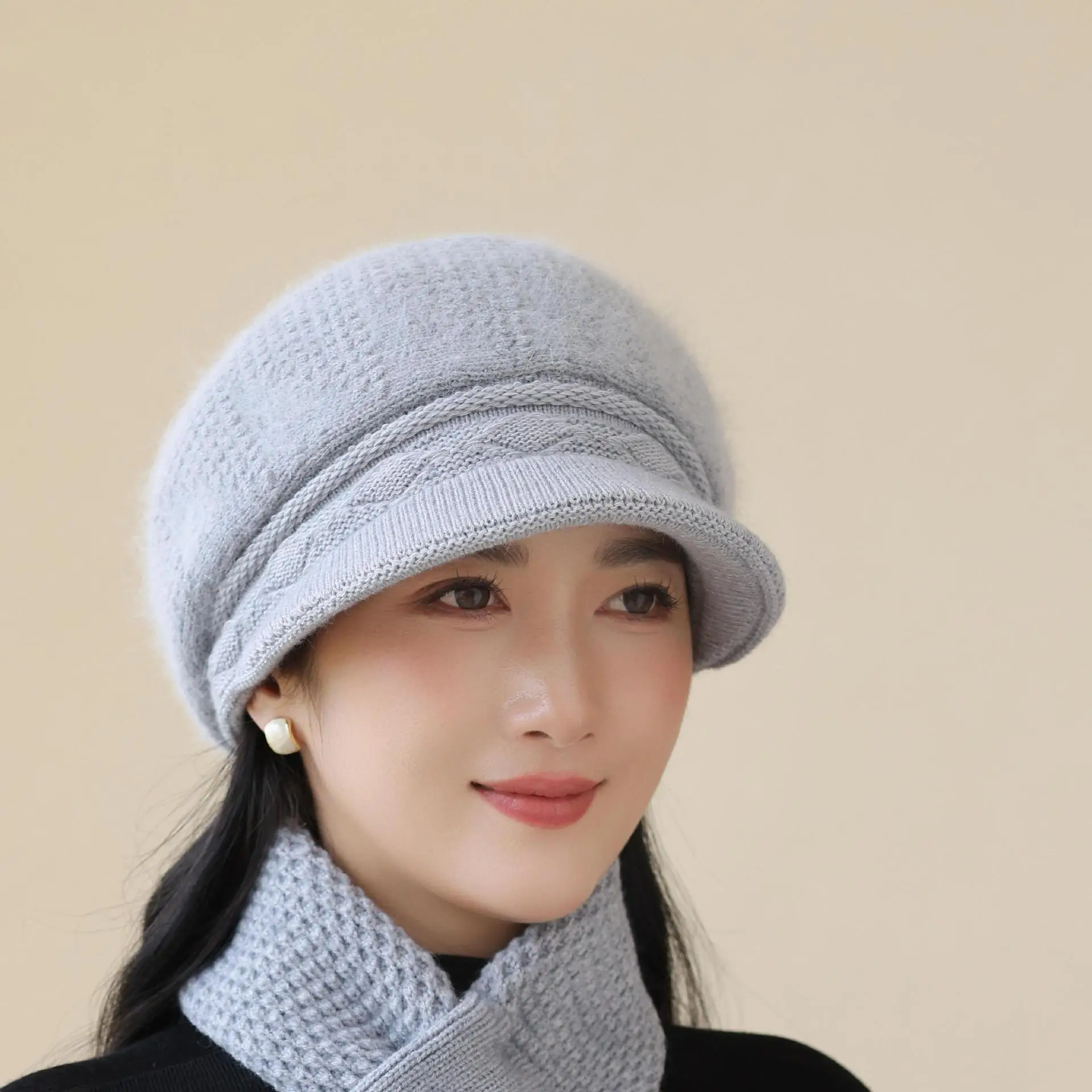Women Knit Pom-Pom Hat Windproof Winter Warm — feature 14