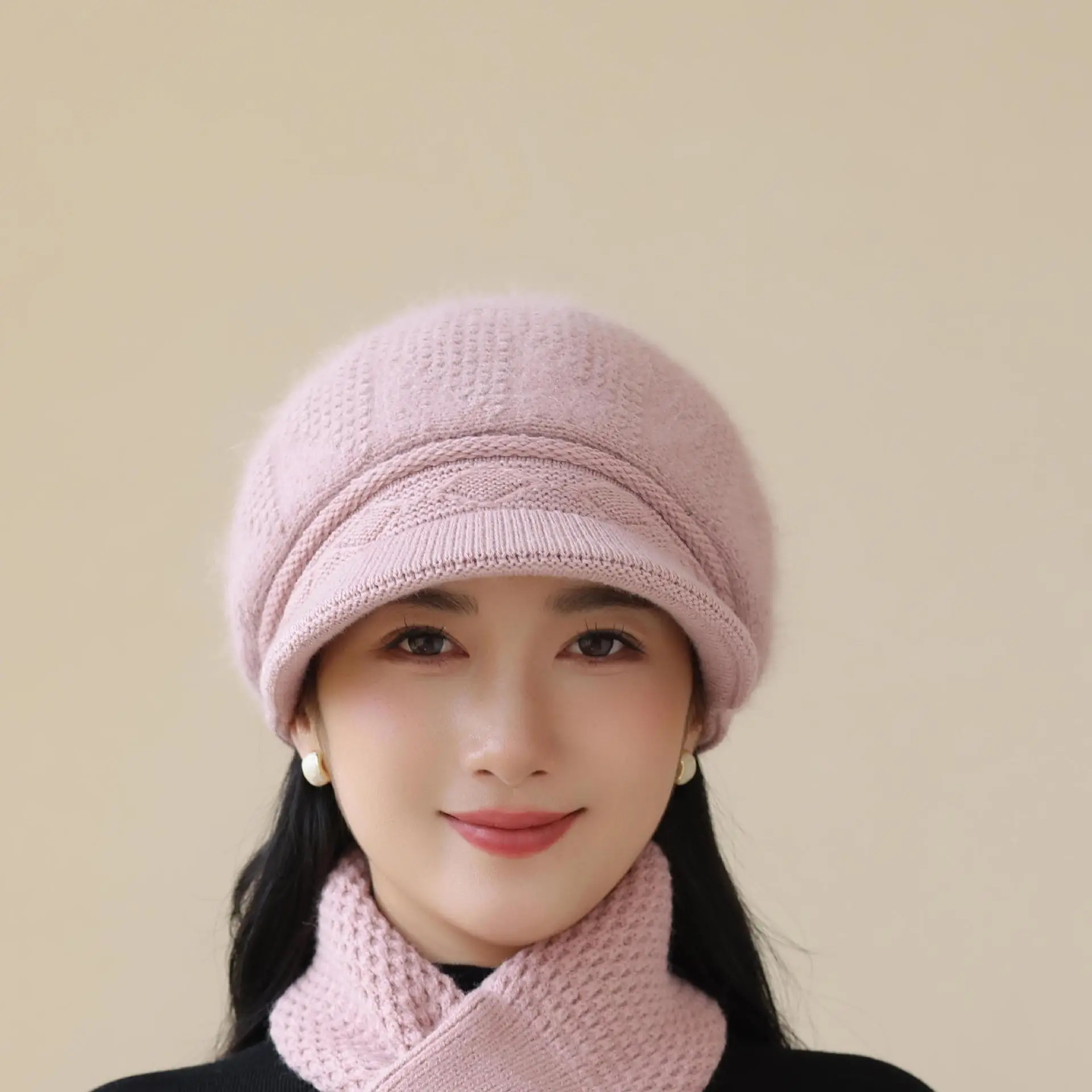 Women Knit Pom-Pom Hat Windproof Winter Warm — feature 15